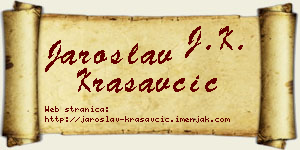 Jaroslav Krasavčić vizit kartica
